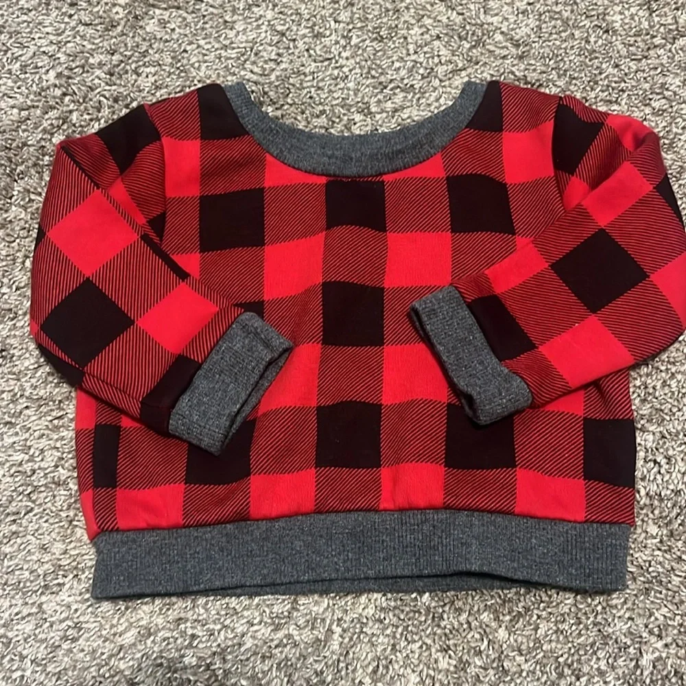 Lullaby Lane‎ Cozy Buffalo Plaid 3 Piece Set 3-6M NWOT